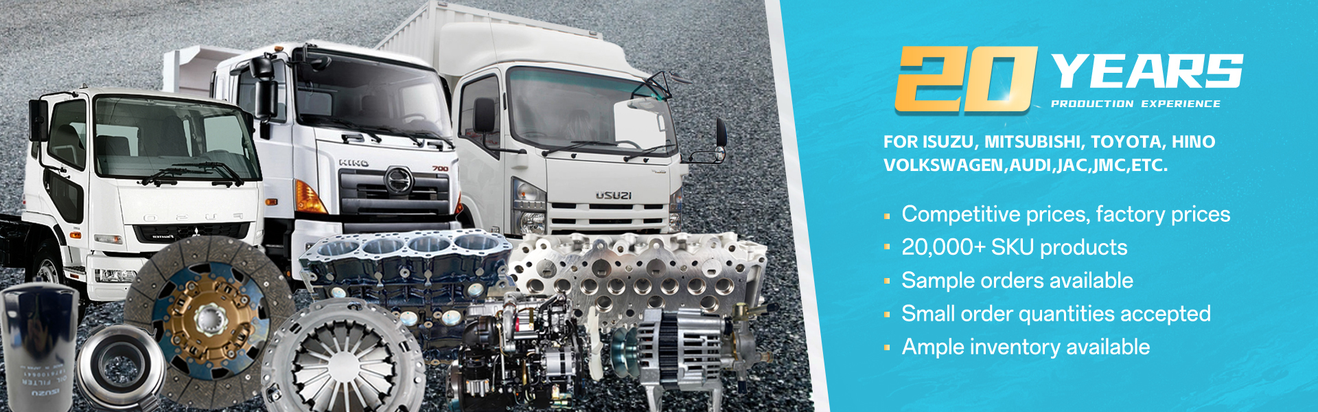 Qualität Teile für Fahrzeuge der Marke Isuzu usine